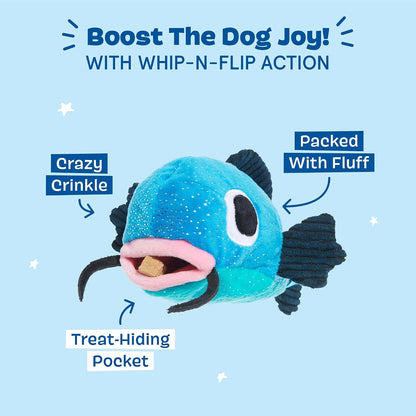 BARK Catfish Claude Treat Dispensing Dog Toy