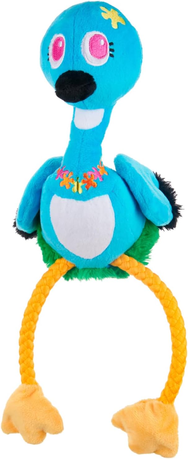 BARK Whip-N-Flip Ani The Nene Goose Dog Toy
