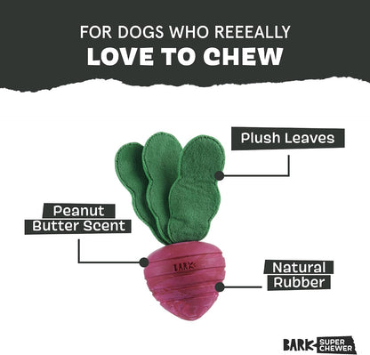 BARK Super Chewer Turnt Up Turnip Dog Toy
