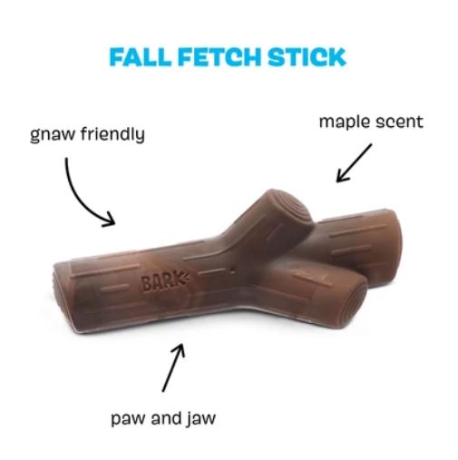 BARK Fall Fetch Stick Super Chewer Dog Toy