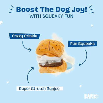 BARK More S'Mores Super-Dtretch Bungee Dog Toy