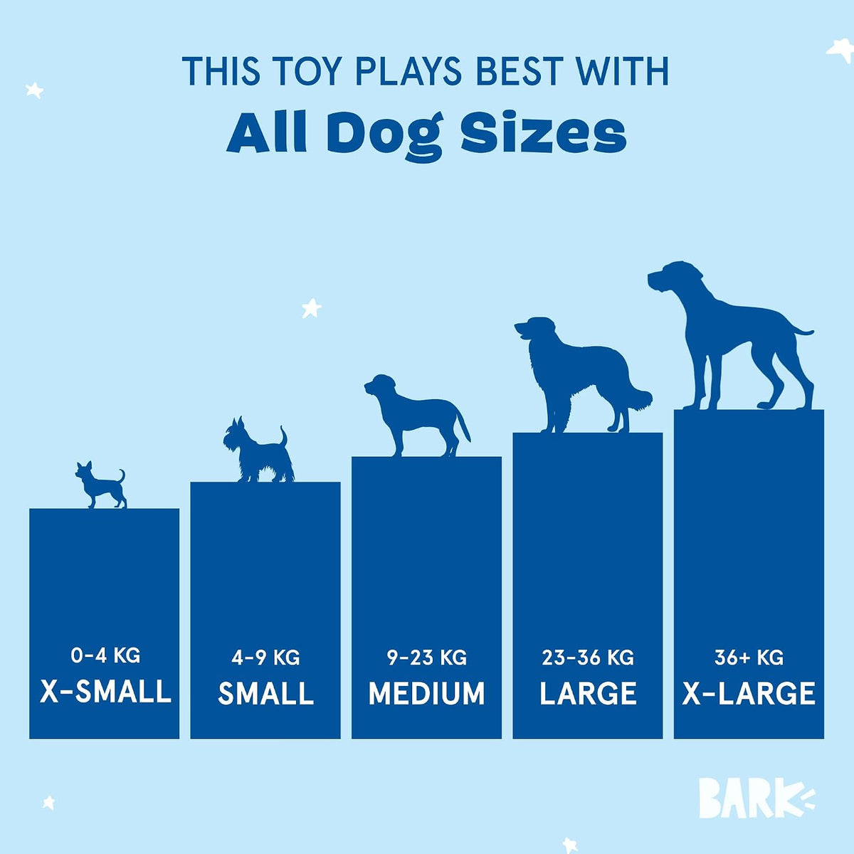 BARK More S'Mores Super-Dtretch Bungee Dog Toy