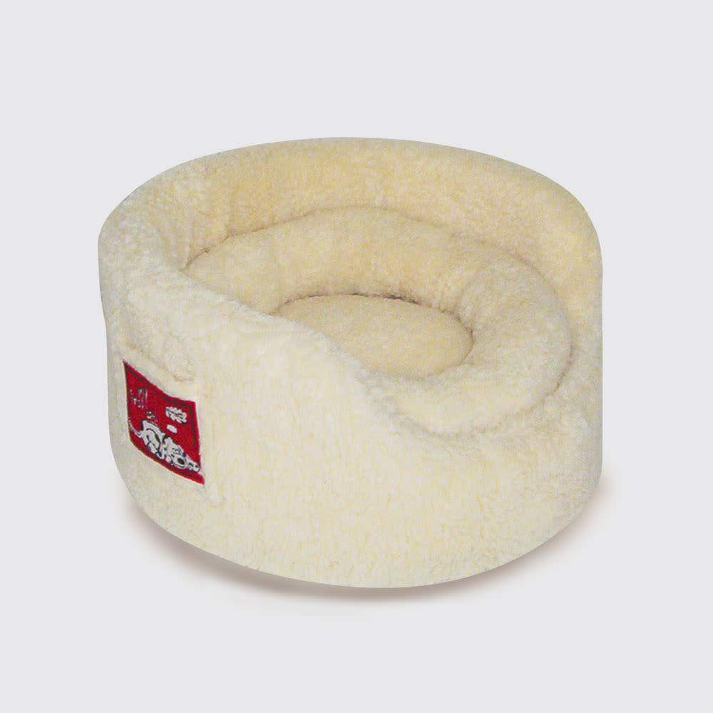 Danish Design Sherpa Fleece My First Dog Bed - Cream