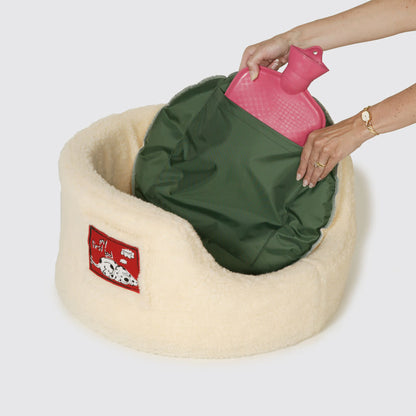 Danish Design Sherpa Fleece My First Dog Bed - Cream