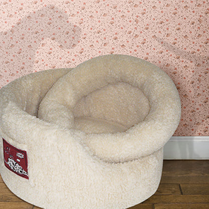 Danish Design Sherpa Fleece My First Dog Bed - Cream