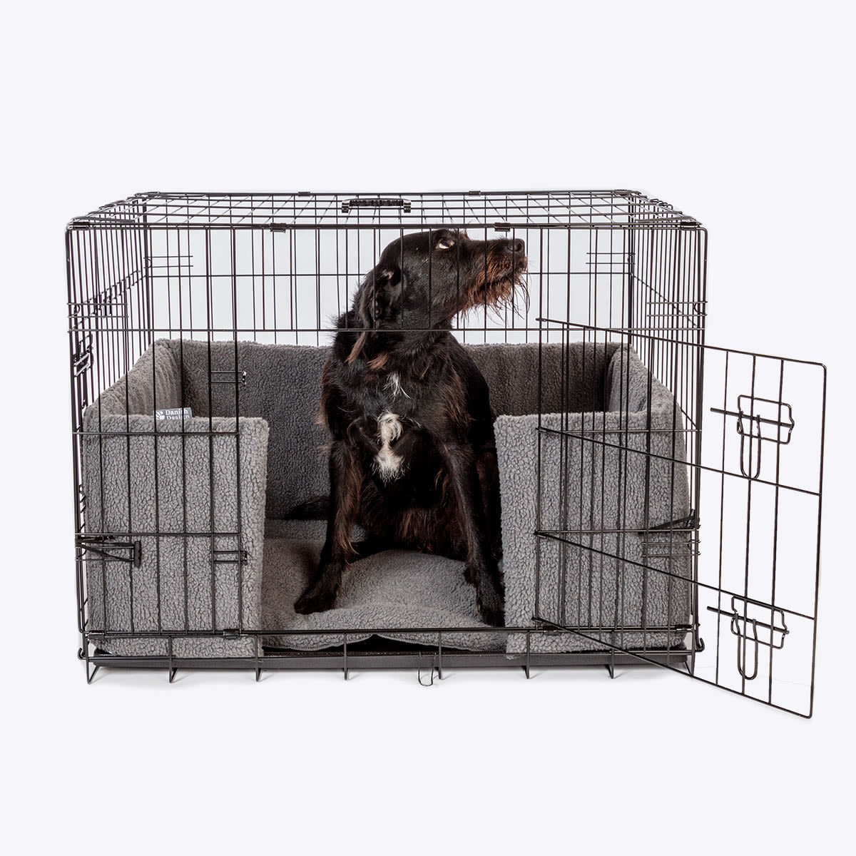 Danish Design Dog Crate Bumper - Grey
