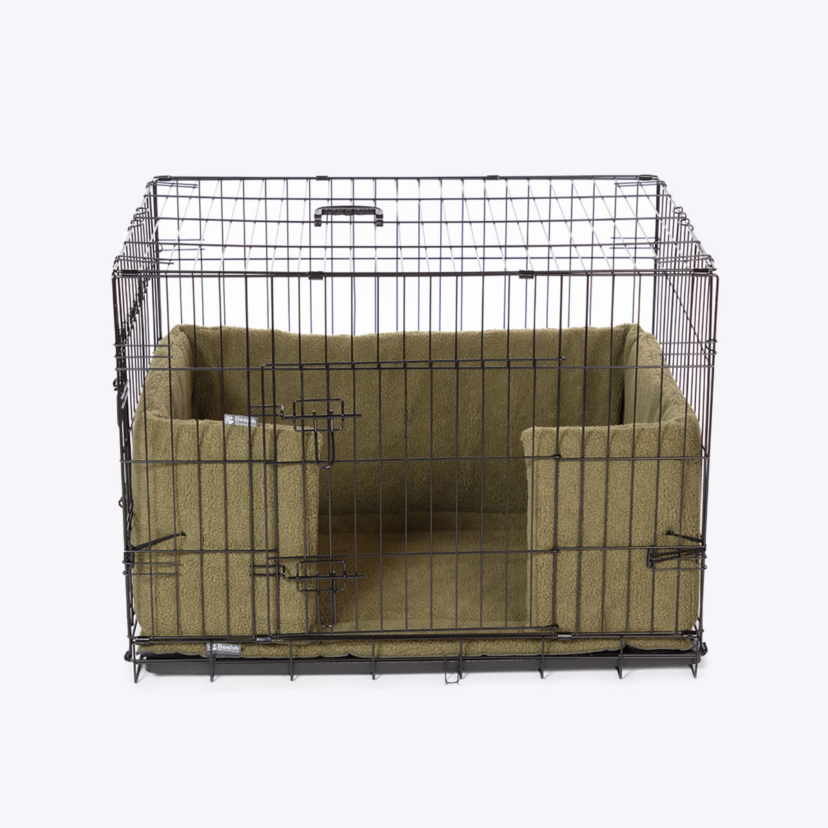Danish Design Dog Crate Bumper - Olive