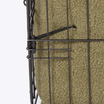 Danish Design Dog Crate Bumper - Olive