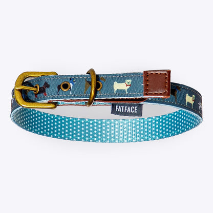 Danish Design FatFace Marching Dogs Collar - Grey