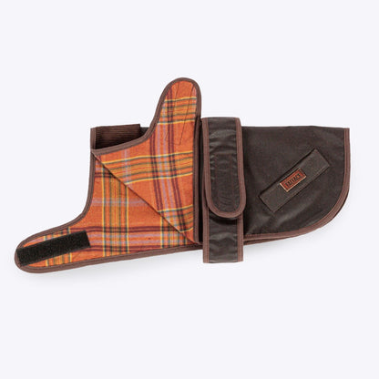 Danish Design Fatface Sussex Wax Dog Coat - Brown