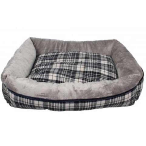 Dream Paws Check Sofa Dog Bed
