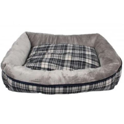 Dream Paws Check Sofa Dog Bed
