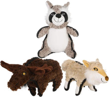 Ministry Of Pets Woodland Tough Canvas Plush Squeaker Dog Toy