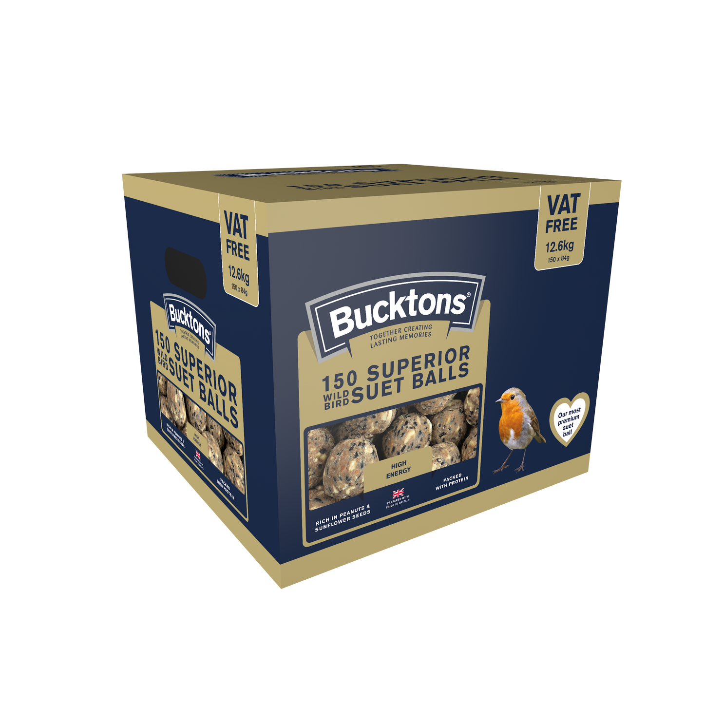 Bucktons 150 Superior Suet Balls Wild Bird Food