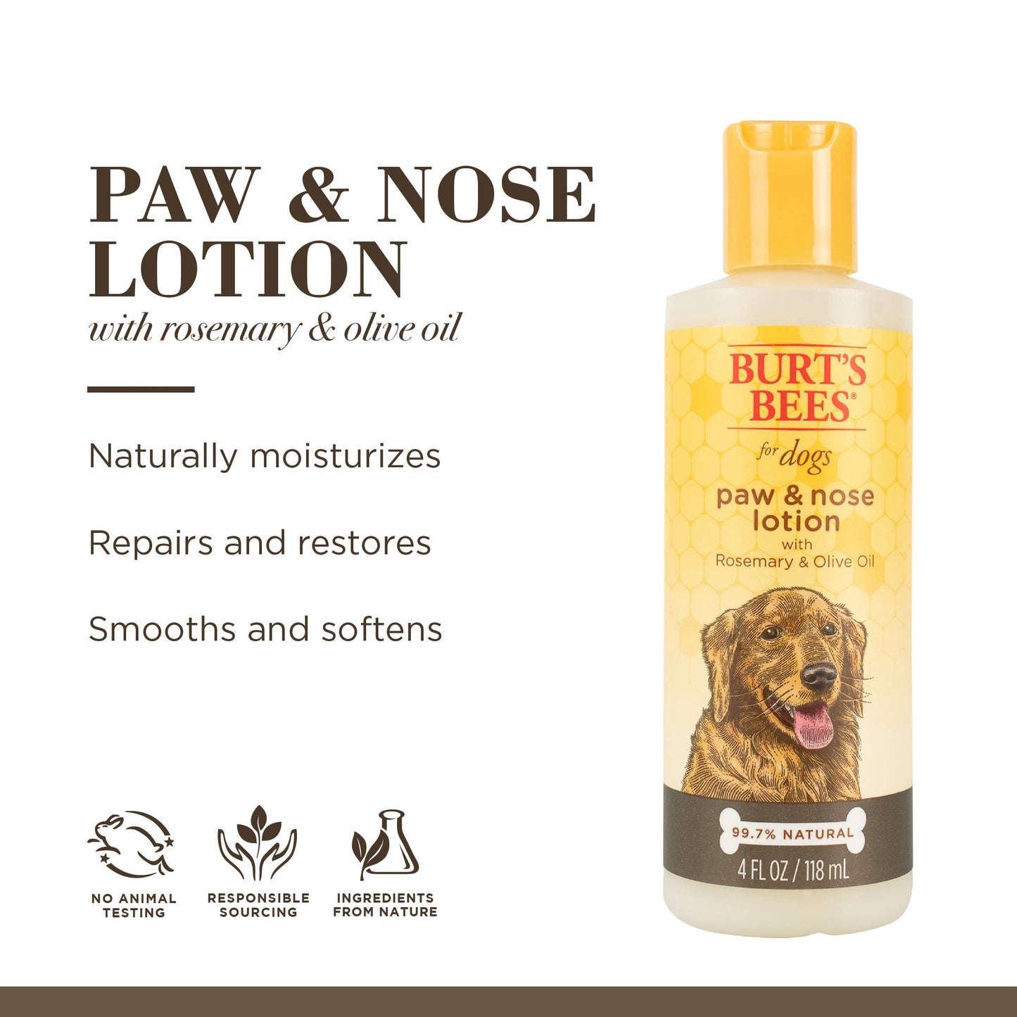 Burt's Bees Paw & Nose Dog Lotion