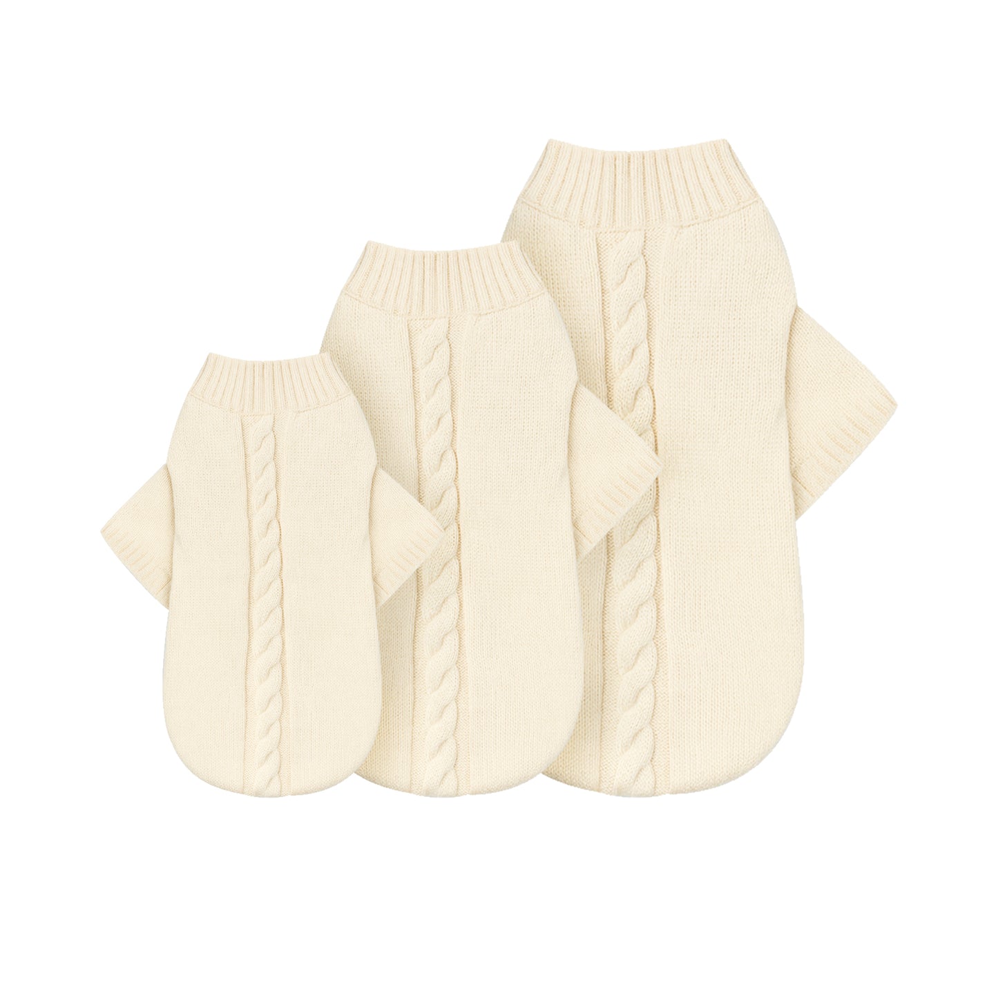 Banbury & Co Knitted Dog Ivory Jumper