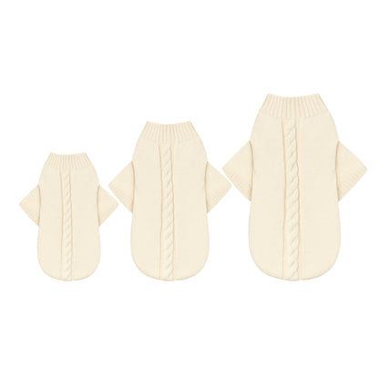 Banbury & Co Knitted Dog Ivory Jumper