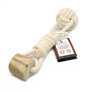 Elkwood Coffee Wood Knot & Ball Dog Toy