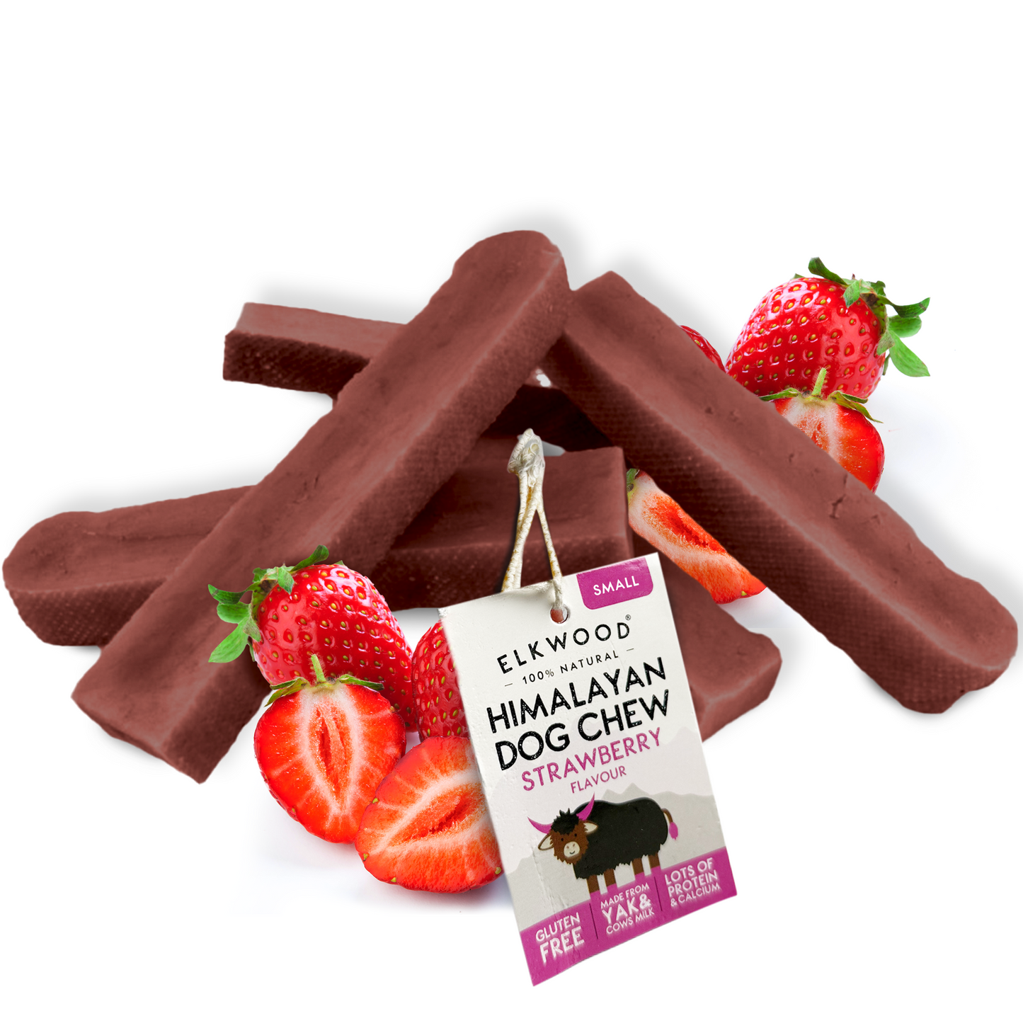 Elkwood Himalayan Strawberry Dog Chew – Small