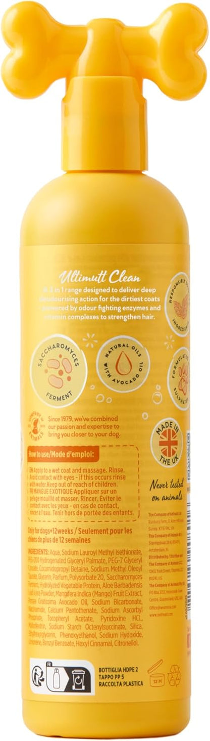Pet Head Ultimutt Clean 3 in 1 Dog Shampoo
