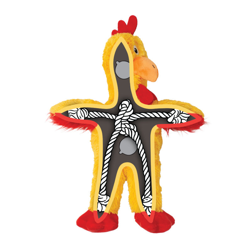 KONG Knots Chicken Dog Toy