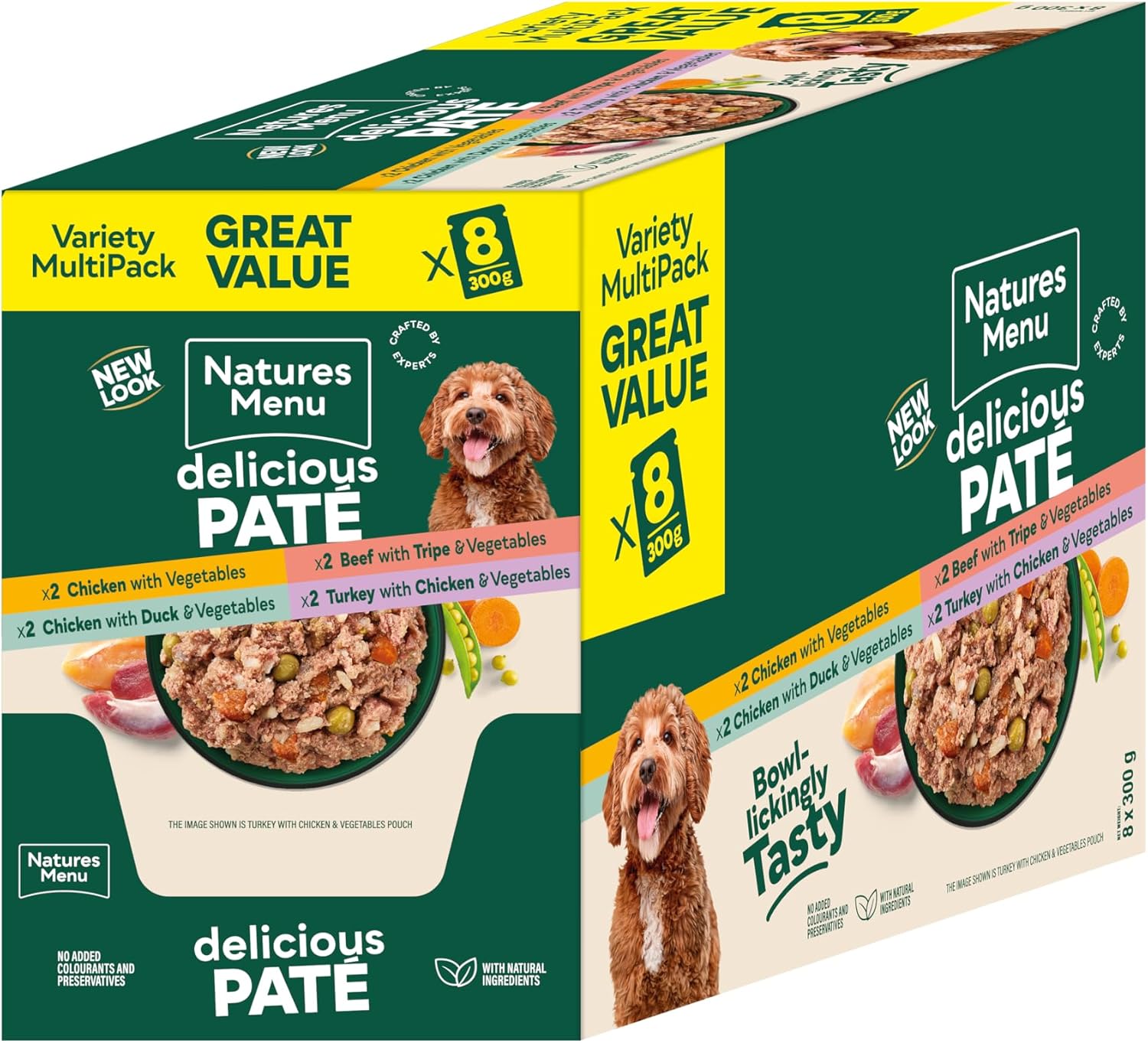 Natures menu Natures Menu Adult Wet Dog Food pet food packaging