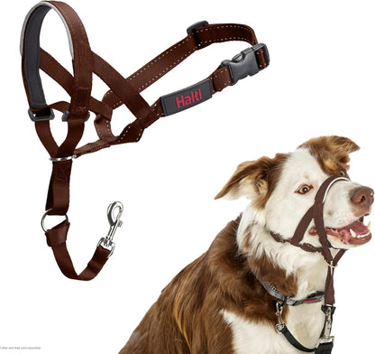 Halti Train Headcollar Deep Walnut