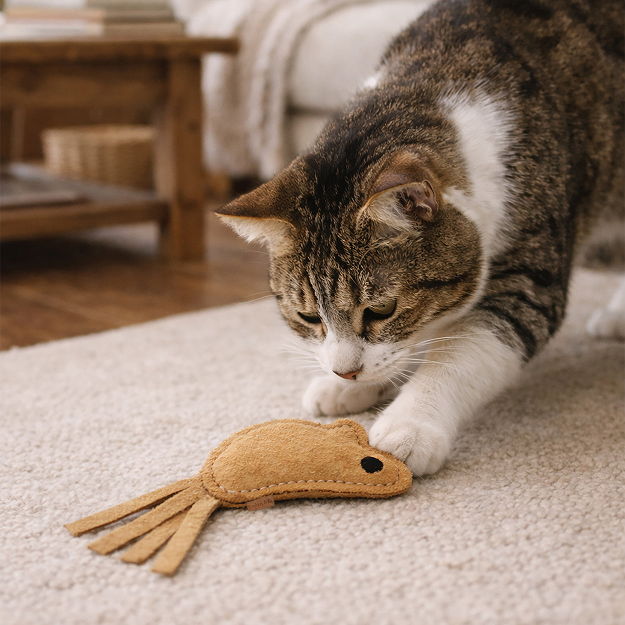Banbury & Co Rural Retreats Suede Mice Cat Toy - 2 Pack