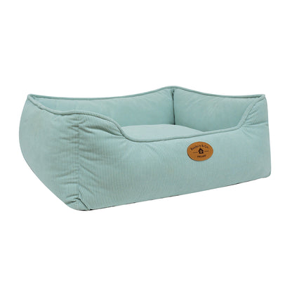Banbury & Co Rural Retreats Seafoam Corduroy Box Dog Bed