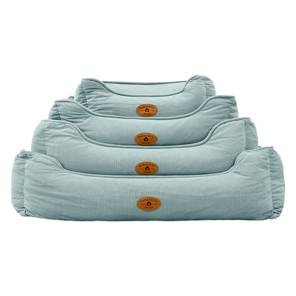 Banbury & Co Rural Retreats Seafoam Corduroy Box Dog Bed
