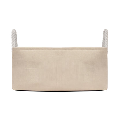 Banbury & Co Rural Retreats Almond Canvas Storage Basket