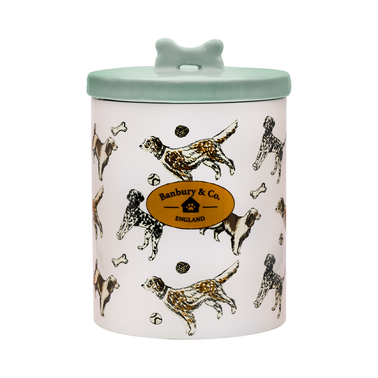 Banbury & Co Rural Retreats Ceramic Pet Treat Jar