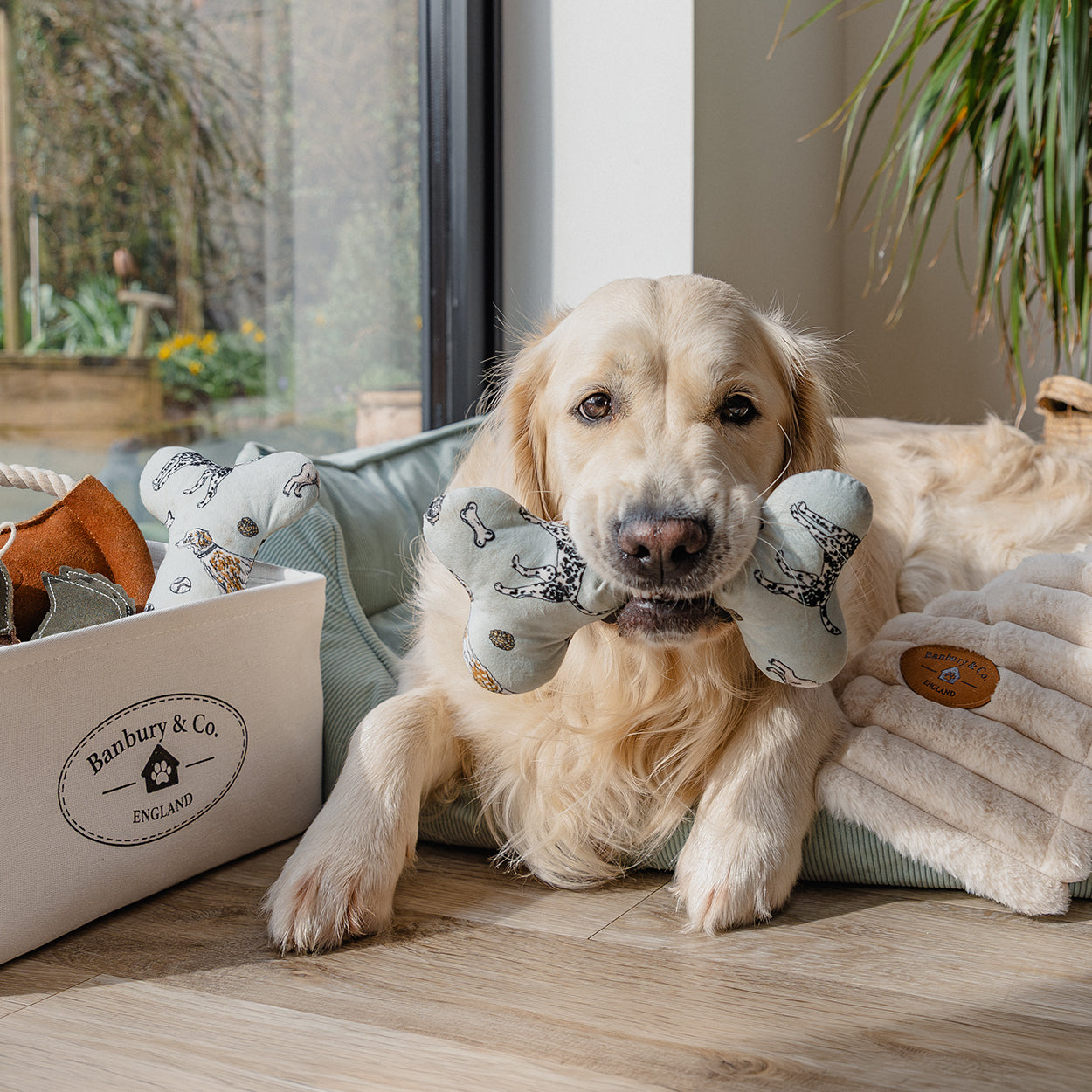 Banbury & Co Rural Retreats Cotton Bone Dog Toy