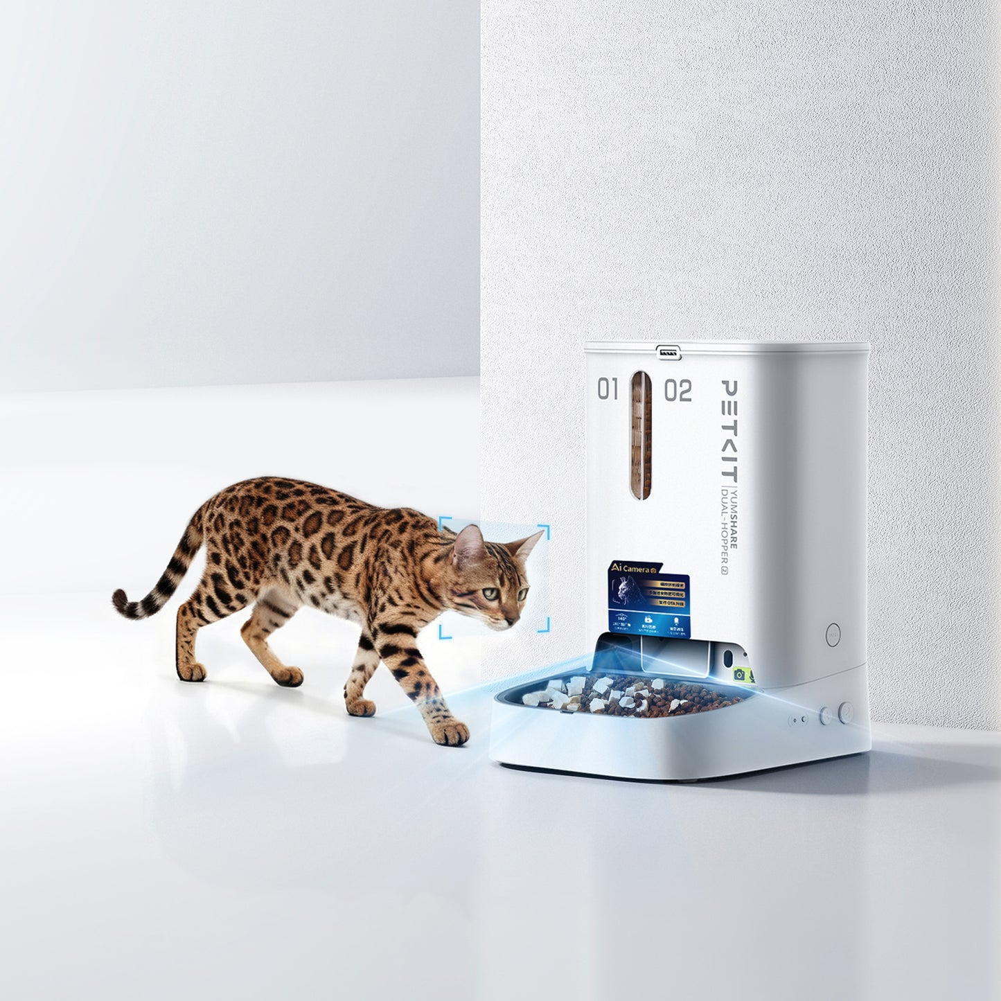 Petkit YumShare Dual Hopper 2 Pet Feeder with Smart Camera
