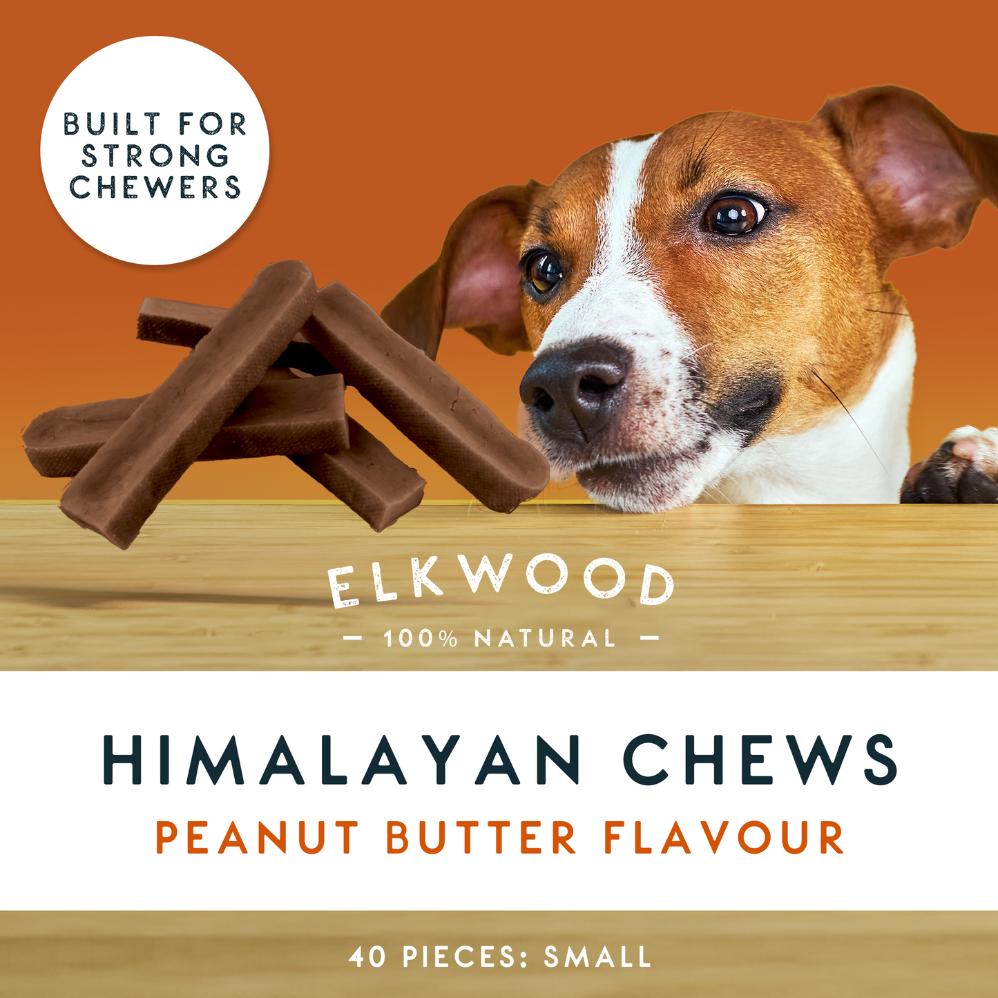 Elkwood Himalayan Peanut Butter Dog Chew – Small