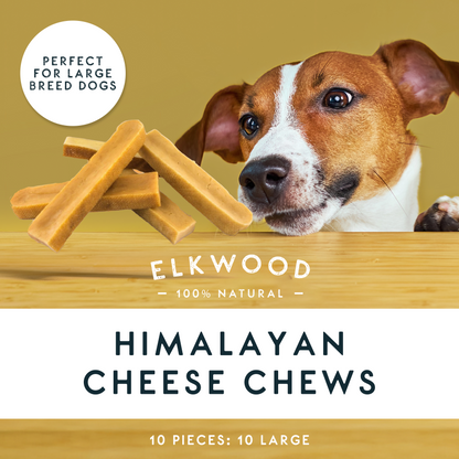 Elkwood 100% Himalayan Yak Cheese Dog Chew | Large