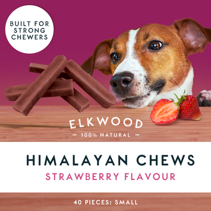 Elkwood Himalayan Strawberry Dog Chew – Small