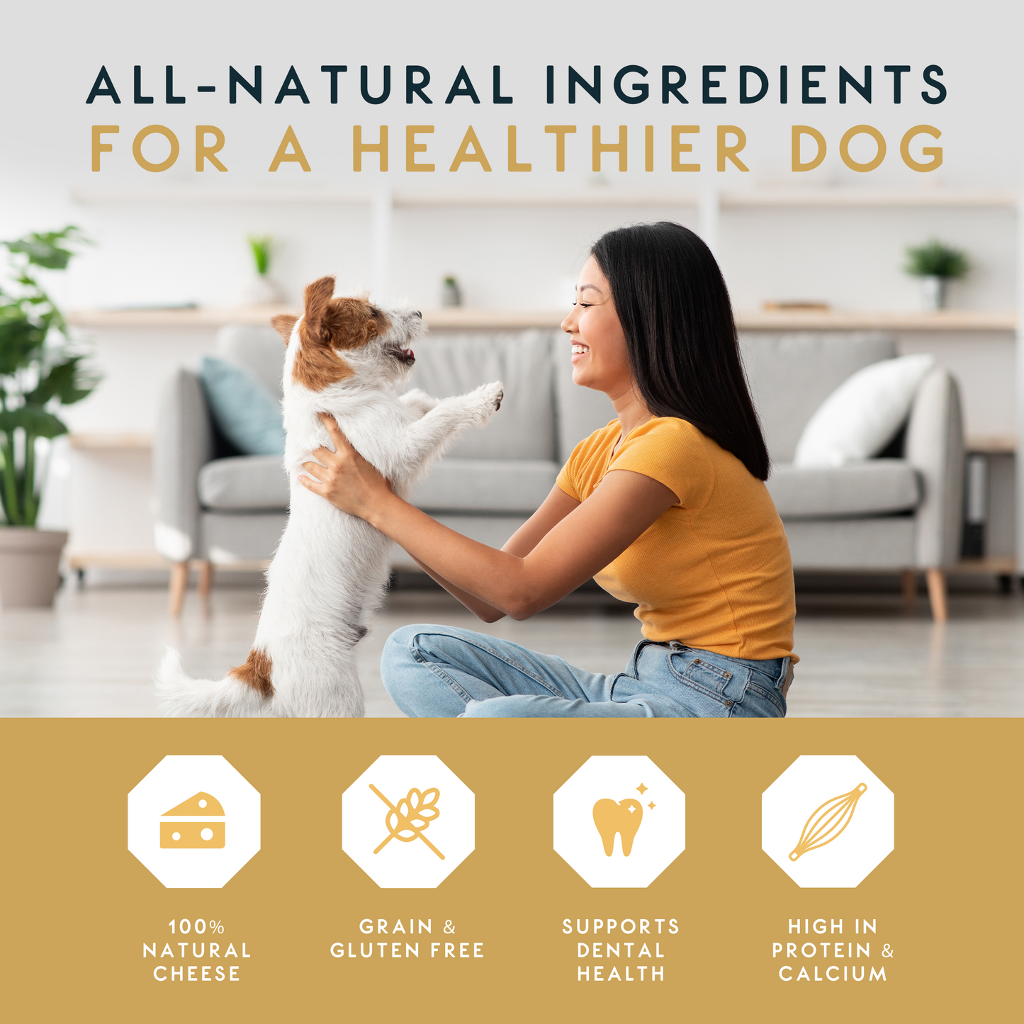 Elkwood 100% Himalayan Yak Cheese Dog Chew | Large