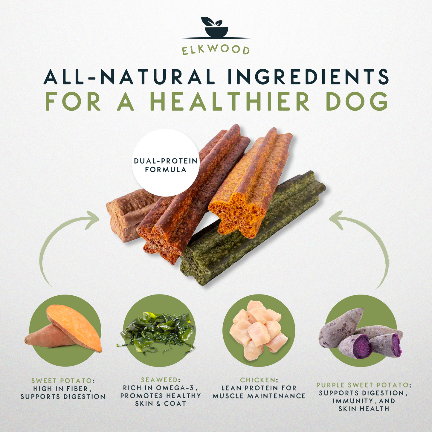 Elkwood Sponge Dental Stick | 7-Pack