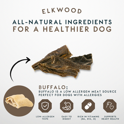 Elkwood 100% Buffalo Tripe Sticks Dog Treat | 200g