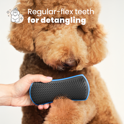Pet Teezer Detangling Dog Grooming Brush Blue Large