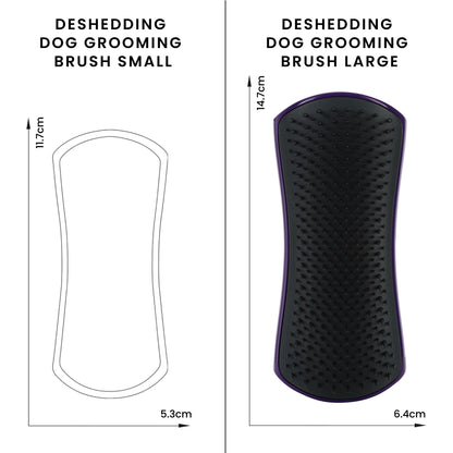 Pet Teezer De-Shedding Dog Brush Purple Large