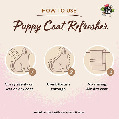 Pet Head Furst Bath Puppy Coat Refresher Dog Spray