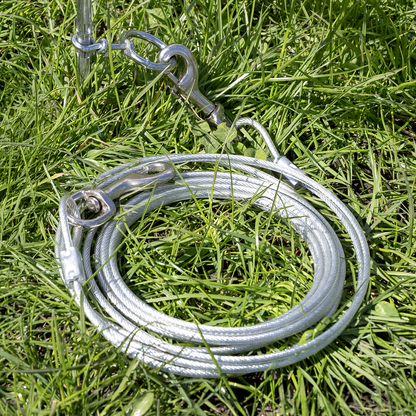Rac Tie Out Steel Stake & Cable Kit