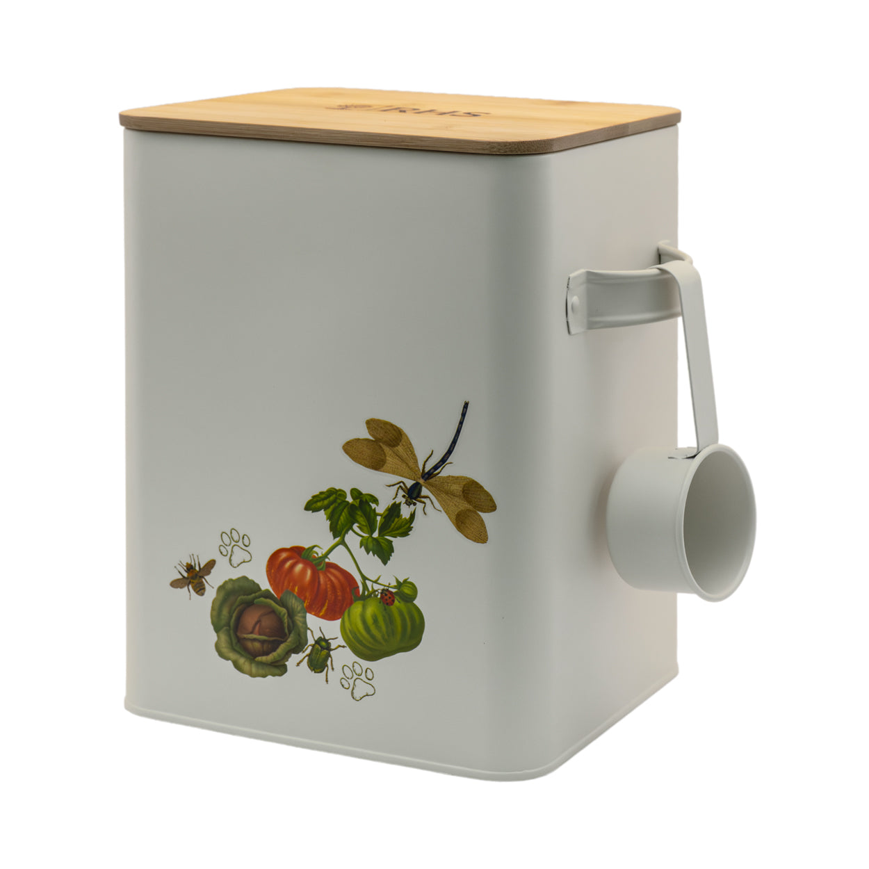 Royal Horticultural Society Pets in the Garden Food Storage Tin & Scoop
