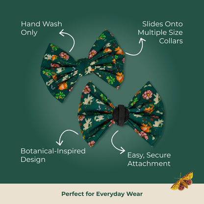 Royal Horticultural Society Pets in the Garden Bow Tie & Bandana Set