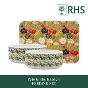 Royal Horticultural Society Pets in the Garden Feeding Set | Small/Medium