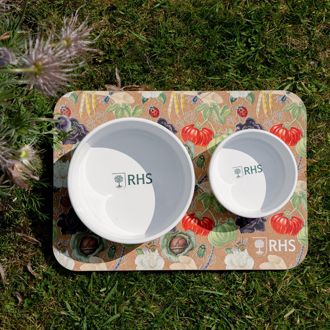 Royal Horticultural Society Pets in the Garden Feeding Set | Small/Medium