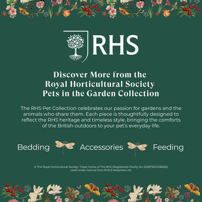 Royal Horticultural Society Pets in the Garden Feeding Set | Small/Medium