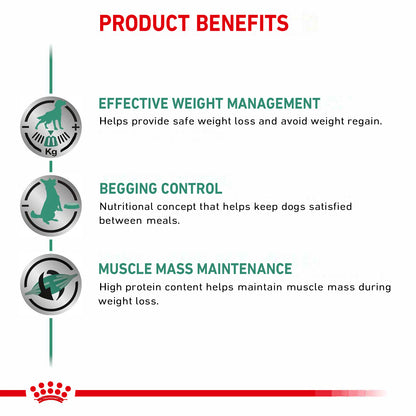 Royal Canin Satiety Weight Management Loaf Adult Wet Dog Food 12 x 410g